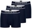 SCHIESSER Retro Short / Pant 3er Pack - 95/5 Organic Cotton, blau, 7