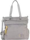 SURI FREY Shopper, Logo-Print, Rei&szlig;verschluss, f&uuml;r Damen, grau