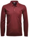 RAGMAN Poloshirt, Brusttasche, Langarm, f&uuml;r Herren, rot, M