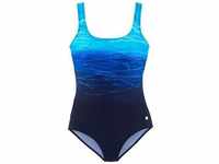 LASCANA Badeanzug, schnelltrocknend, Shapingeinsatz, für Damen, blau, 44B