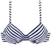 VENICE BEACH Summer B&uuml;gel-Top, Doppeltr&auml;ger, f&uuml;r Damen, wei&szlig;|blau, 40C
