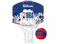 Wilson® Basketball-Set "Mini Hoop NBA", Kleinformat, blau