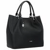 L.CREDI Shopper, Emblem, Anh&auml;nger, uni, f&uuml;r Damen, schwarz, 99