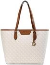 L.CREDI Shopper, Anh&auml;nger, Logo-Print, f&uuml;r Damen, wei&szlig;