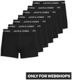 JACK & JONES Boxershorts "Huey", 7er-Pack, f&uuml;r Herren, schwarz, S
