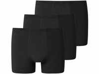 SCHIESSER 95/5 Essentials Pants, 3er-Pack, Single-Jersey, für Herren, schwarz, 8