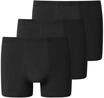 SCHIESSER 95/5 Essentials Pants, 3er-Pack, Single-Jersey, f&uuml;r Herren, schwarz, 8