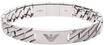 EMPORIO ARMANI Herren Armband, Edelstahl, SILBER
