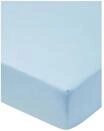 Bella Donna Jersey-Spannbettlaken, Aloe Vera, blau, 180X200