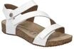 Seibel Sandalen "Tonga 25", Leder, Emblem, f&uuml;r Damen, wei&szlig;, 39
