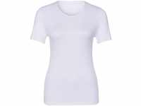 mey Emotion T-Shirt, Satin, für Damen, weiß, 40