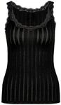 CALIDA Etude Toujours Unterhemd, Spitzen-Details, f&uuml;r Damen, schwarz, L