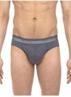 HOM Slip, Logo-Bund, f&uuml;r Herren, grau, S
