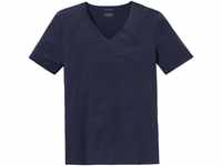 SCHIESSER T-Shirt "Laser Cut", hoher Baumwollanteil, für Herren, blau, 6