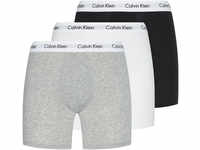 Calvin Klein Boxershorts "Cyclist", 3er-Pack, Logo-Bund, für Herren, grau, L
