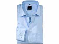 OLYMP Luxor Hemd, Business-Look, Kent-Kragen, Modern-Fit, für Herren, blau, 41