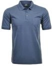 RAGMAN Poloshirt Kurzarmshirt mit Polokragen, blau, L