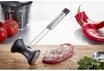 GEFU&reg; Fleischklopfer, glatt, genoppt, K&uuml;chenutensilien, silber/schwarz