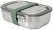 black+blum LONDON Lunchbox, Edelstahl, gro&szlig;, dicht, 1 L, silber