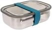 black+blum LONDON Lunch Box, Edelstahl, gro&szlig;, multifunktional, 1 l, silber