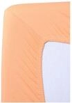 ESTELLA&reg; Jersey-Spannbettlaken, uni, orange, 100X200