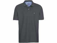 FYNCH-HATTON® Poloshirt, Logo-Stickerei, Piqué-Gewebe, für Herren, grau, XL