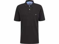 FYNCH-HATTON® Poloshirt, Logo-Stickerei, Piqué-Gewebe, für Herren, schwarz, XL