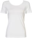CALIDA Natural Comfort T-Shirt, Rundhals, Single Jersey, f&uuml;r Damen, wei&szlig;, S