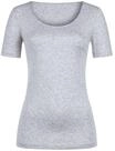 mey W&auml;sche-Shirt, Kurzarm, Rundhals, uni, f&uuml;r Damen, grau, 38