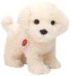 HERMANN Teddy COLLECTION&reg; Kuscheltier "Malteser Hund", stehend, 23 cm, wei&szlig;