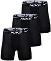 NIKE Essential Micro Boxer Briefs Long, 3er Pack, schwarz, L