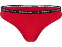 TOMMY HILFIGER Recycled Essentials Thong, Logo-Bund, für Damen, weiß, S