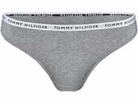 TOMMY HILFIGER Recycled Essentials Thong, Logo-Bund, für Damen, grau, XS