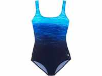 LASCANA Badeanzug, schnelltrocknend, Shapingeinsatz, für Damen, blau, 38D