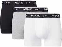NIKE Everyday Cotton Stretch Pants, 3er Pack, Logo-Bund, für Herren, grau, M