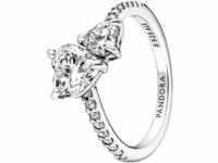 PANDORA Damen Ring "191198C01", 925er Silber, silber, 56