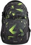 coocazoo Schulrucksack "Porter", Patch, Steckfach, 30 L, schwarz|gr&uuml;n