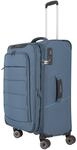 travelite 4-Doppelrollen-Trolley, Emblem, TSA-Schloss, blau, 67