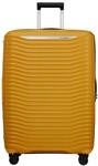 Samsonite 4-Doppelrollen-Trolley, Hartschale, TSA-Schloss, gelb