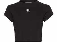 Calvin Klein Jeans T-Shirt, Logo, für Damen, schwarz, L