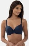 mey Luxurious B&uuml;gel-BH, Au&szlig;entr&auml;ger, Spitzen-Details, f&uuml;r Damen, blau, 75B