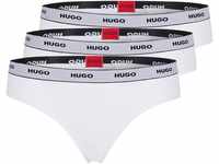HUGO Slips, 3er-Pack, Logobund, für Damen, weiß, XS