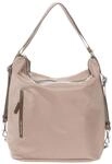 MANDARINA DUCK Schultertasche, Rucksackfunktion, f&uuml;r Damen, braun, 99