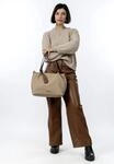 Emily & Noah Shopper, Rei&szlig;verschluss, Web-Optik, f&uuml;r Damen, beige