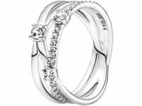 Damen Ring "Pandora Timeless 199400C01", 925er Silber, silber, 52