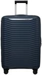 Samsonite 4-Doppelrollen-Trolley, Hartschale, TSA-Schloss, blau