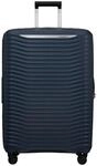 Samsonite 4-Doppelrollen-Trolley, Hartschale, TSA-Schloss, blau