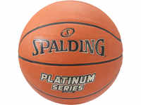 SPALDING® Basketball "Platinum Series", für alle Oberflächen, guter Grip, orange,