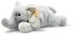Steiff Soft Cuddly Friends Kuscheltier "Elna Elefant", liegend, 28cm, grau