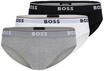 BOSS Slip, 3er-Pack, Baumwolle, f&uuml;r Herren, grau, L